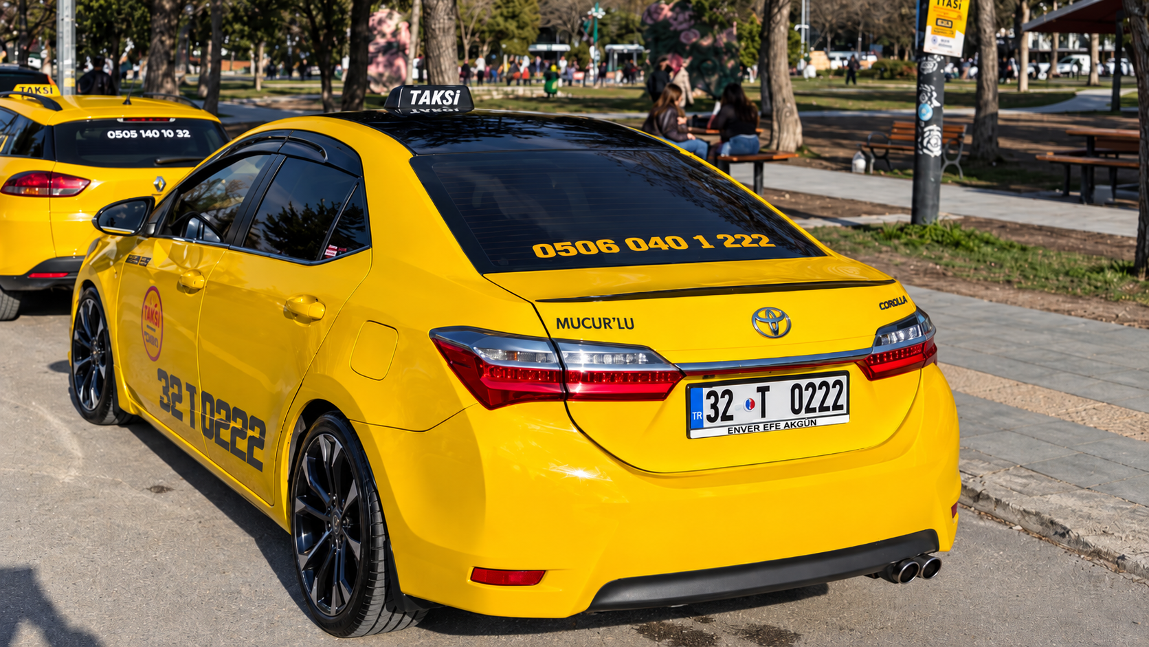 Toyota Corolla Taksi - Arka